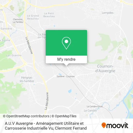 A.U.V Auvergne - Aménagement Utilitaire et Carrosserie Industrielle Vu plan