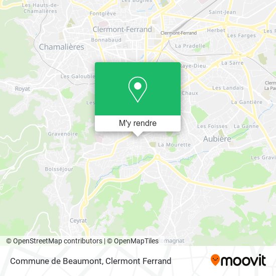 Commune de Beaumont plan