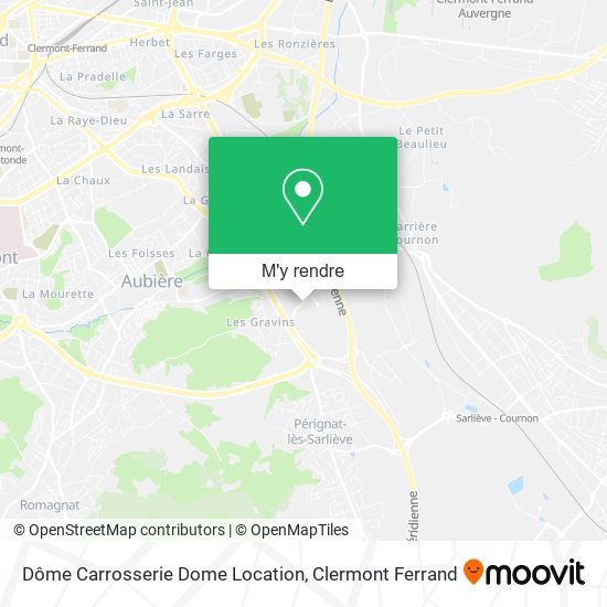 Dôme Carrosserie Dome Location plan