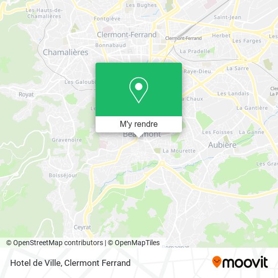 Hotel de Ville plan