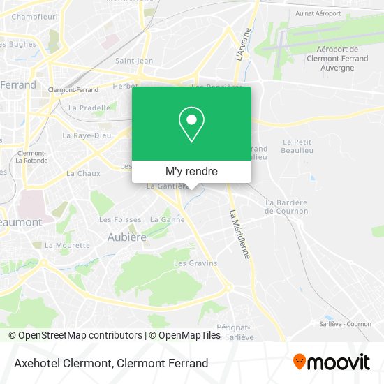 Axehotel Clermont plan