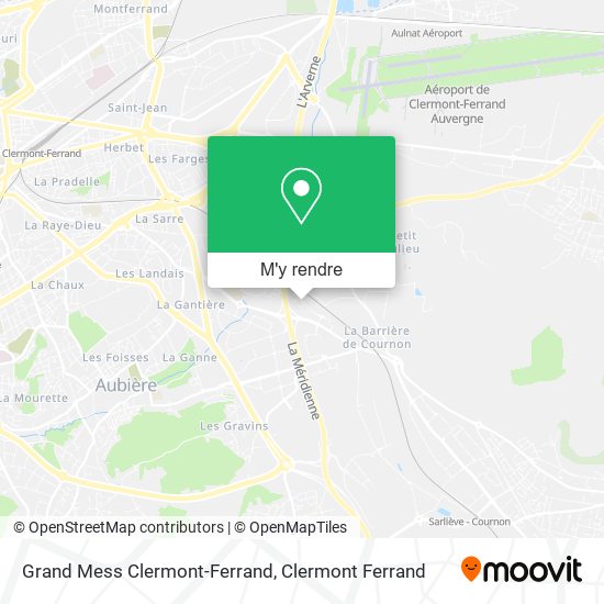 Grand Mess Clermont-Ferrand plan