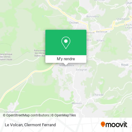Le Volcan plan