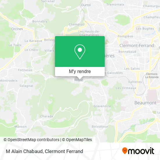 M Alain Chabaud plan