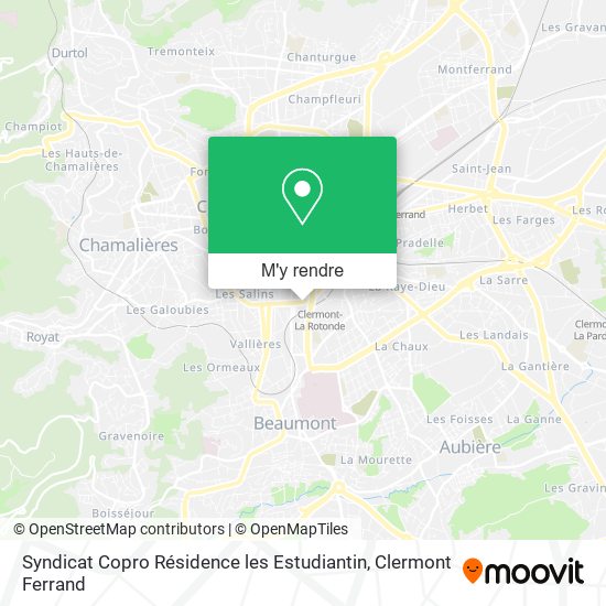 Syndicat Copro Résidence les Estudiantin plan