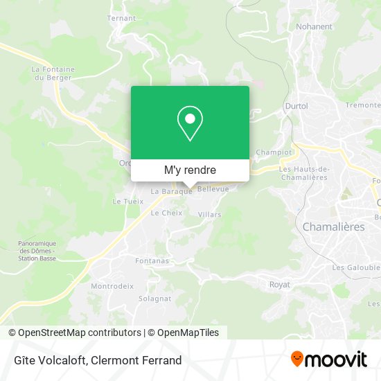 Gîte Volcaloft plan