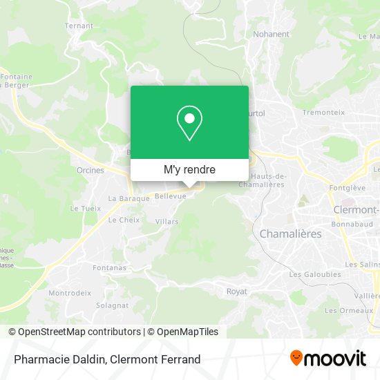 Pharmacie Daldin plan