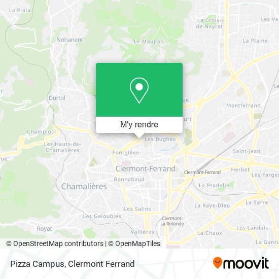 Pizza Campus plan