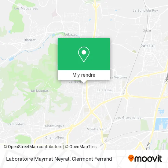 Laboratoire Maymat Neyrat plan