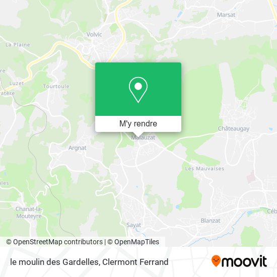 le moulin des Gardelles plan