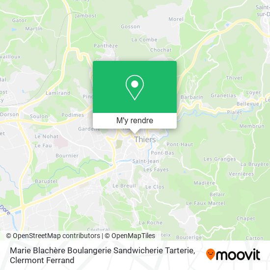 Marie Blachère Boulangerie Sandwicherie Tarterie plan