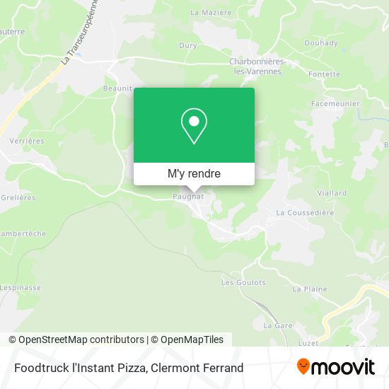 Foodtruck l'Instant Pizza plan