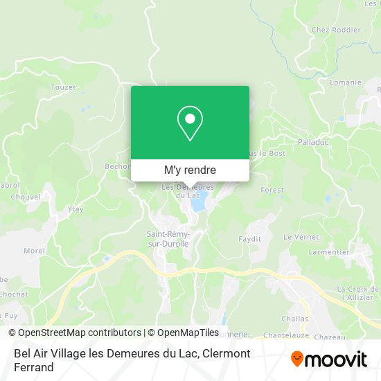 Bel Air Village les Demeures du Lac plan