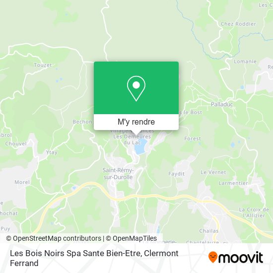 Les Bois Noirs Spa Sante Bien-Etre plan