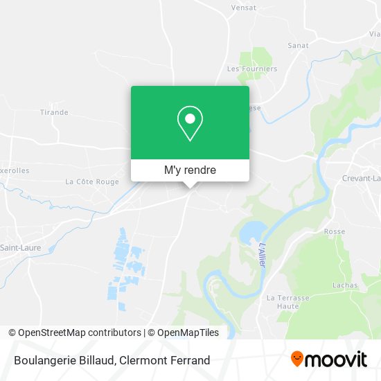 Boulangerie Billaud plan