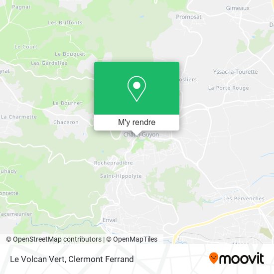 Le Volcan Vert plan