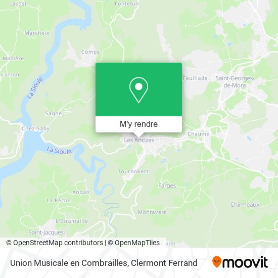 Union Musicale en Combrailles plan