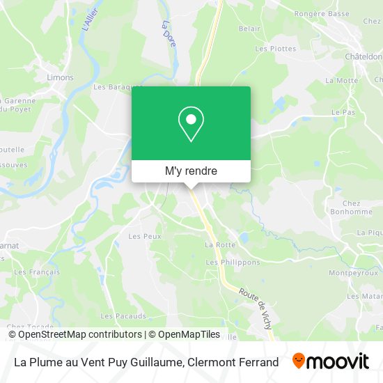 La Plume au Vent Puy Guillaume plan