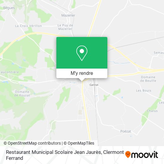 Restaurant Municipal Scolaire Jean Jaurès plan