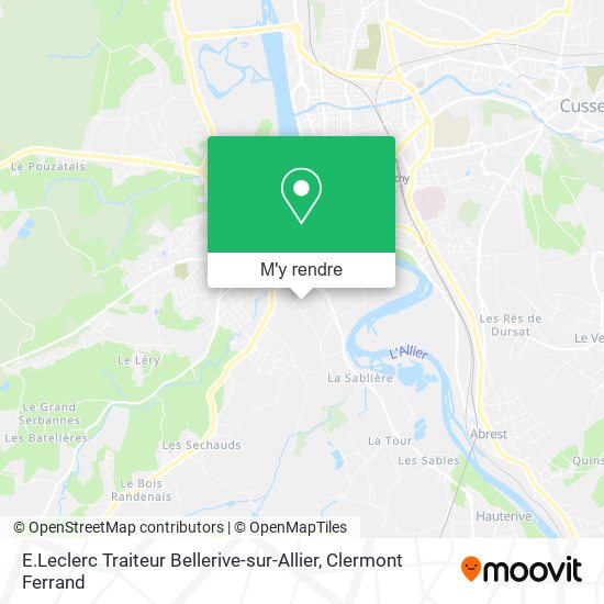 E.Leclerc Traiteur Bellerive-sur-Allier plan