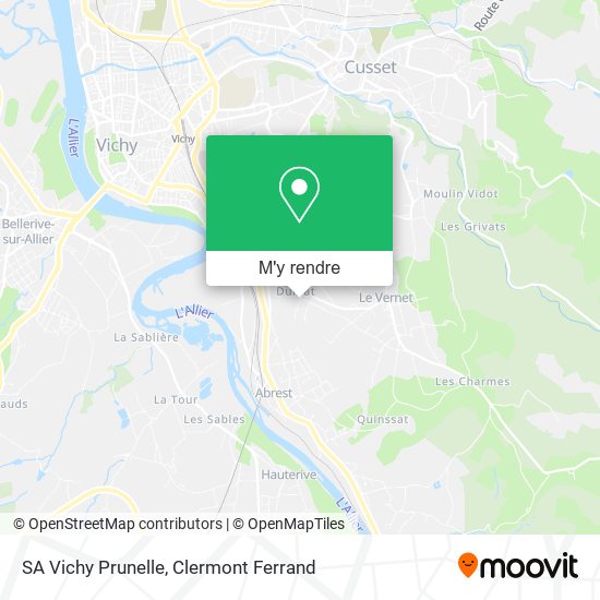 SA Vichy Prunelle plan