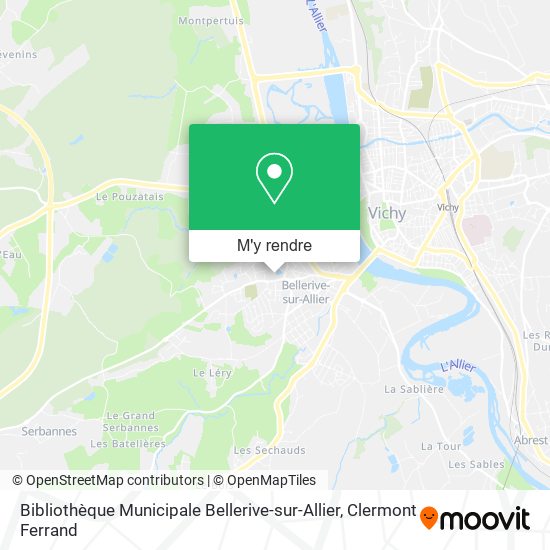 Bibliothèque Municipale Bellerive-sur-Allier plan