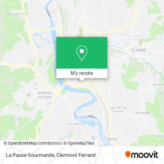 La Pause Gourmande plan