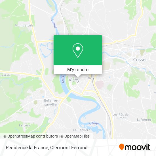 Résidence la France plan
