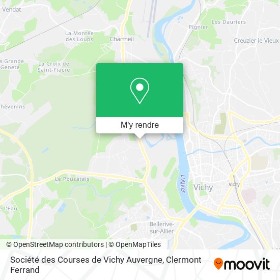 Société des Courses de Vichy Auvergne plan