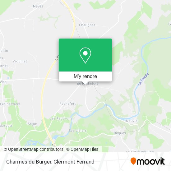 Charmes du Burger plan