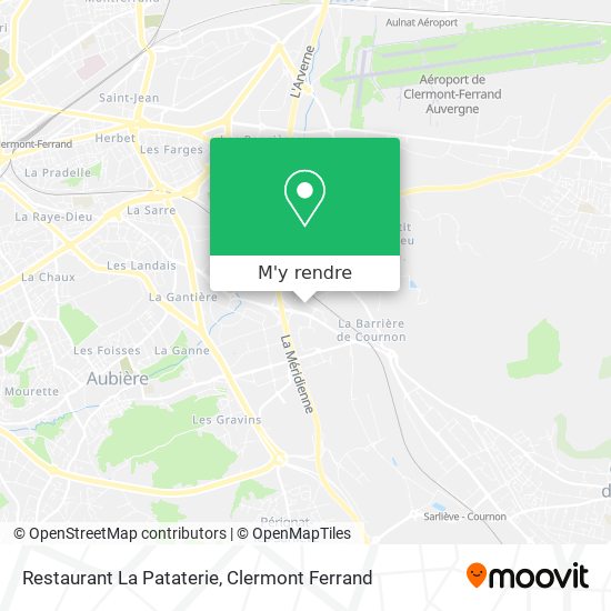 Restaurant La Pataterie plan