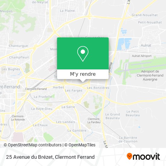 25 Avenue du Brézet plan