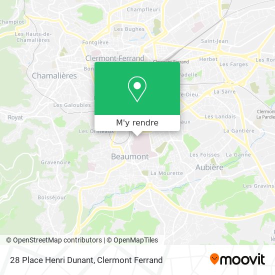 28 Place Henri Dunant plan