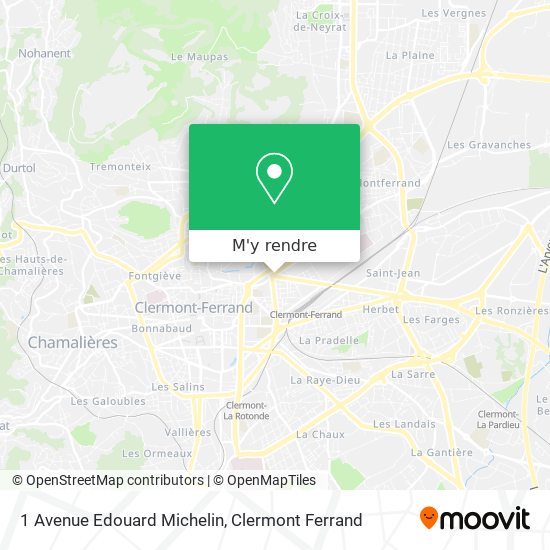 1 Avenue Edouard Michelin plan