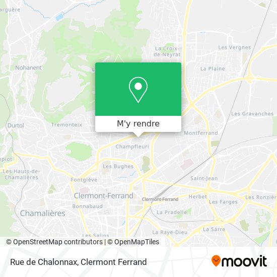 Rue de Chalonnax plan