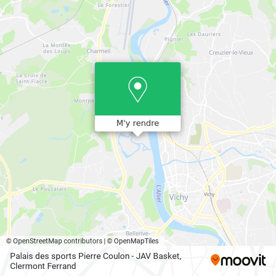 Palais des sports Pierre Coulon - JAV Basket plan