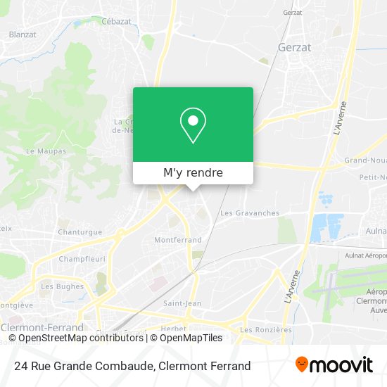 24 Rue Grande Combaude plan