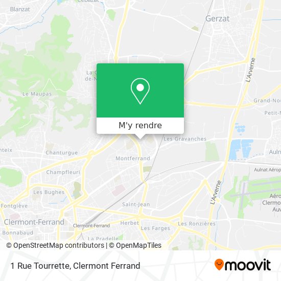 1 Rue Tourrette plan