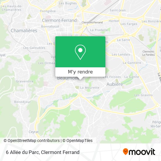 6 Allée du Parc plan