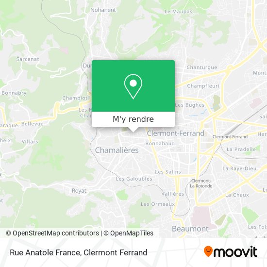 Rue Anatole France plan
