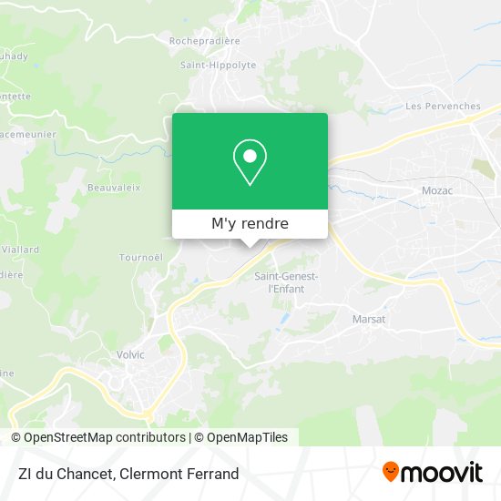 ZI du Chancet plan
