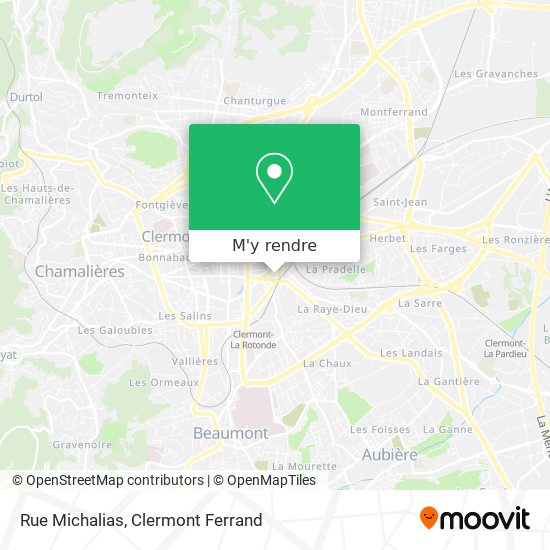 Rue Michalias plan