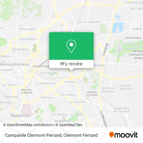 Campanile Clermont-Ferrand plan