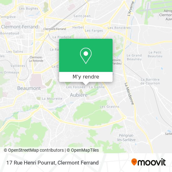 17 Rue Henri Pourrat plan