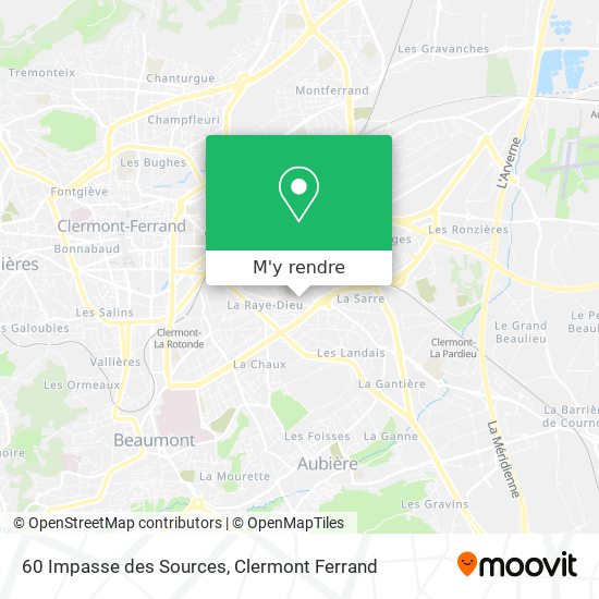 60 Impasse des Sources plan