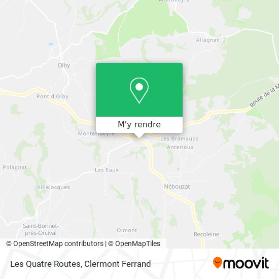 Les Quatre Routes plan