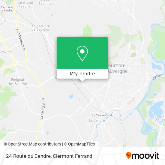24 Route du Cendre plan