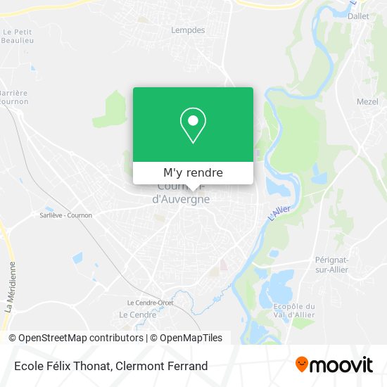 Ecole Félix Thonat plan
