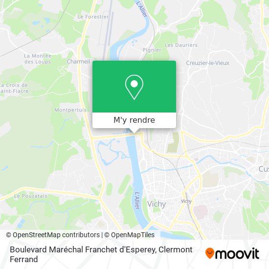 Boulevard Maréchal Franchet d'Esperey plan