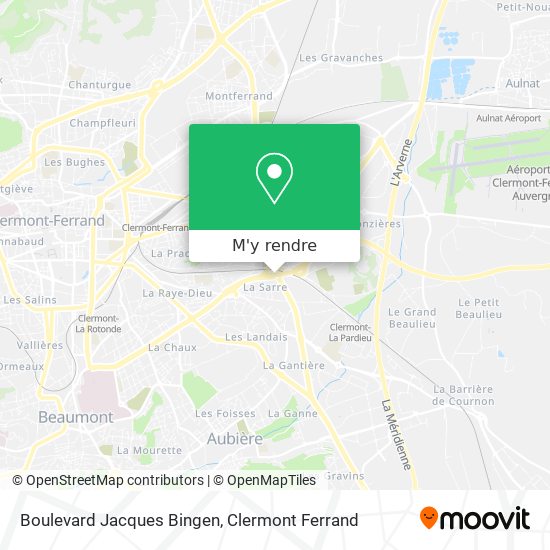 Boulevard Jacques Bingen plan